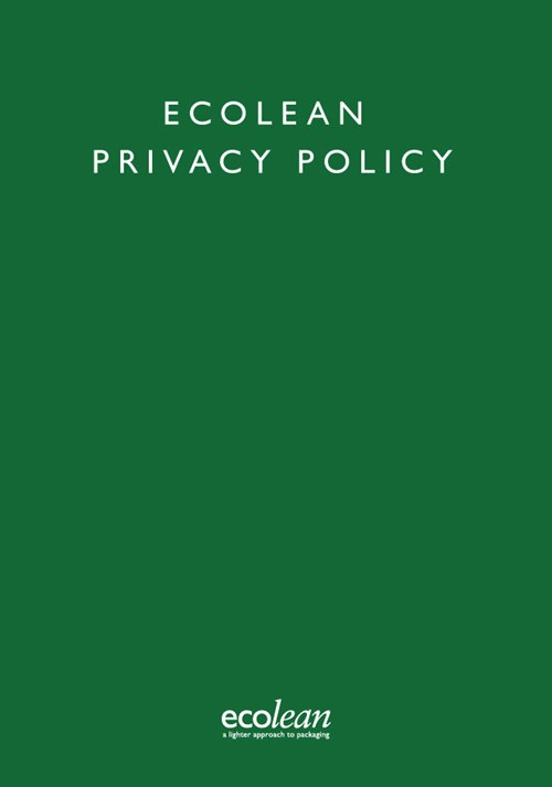 Ecolean Privacy Policy